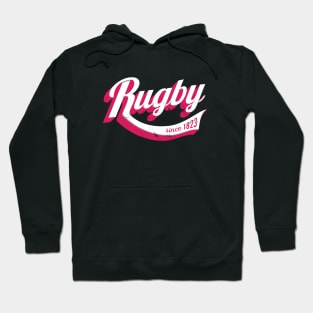 Cool rugby logo distressed Hoodie